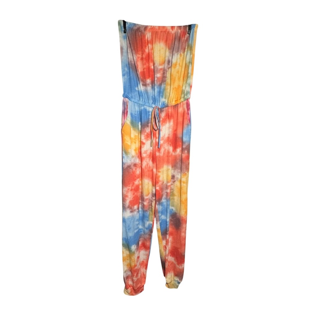 My Story Vibrant Tie-Dye One Piece Jumper Romper Size Large